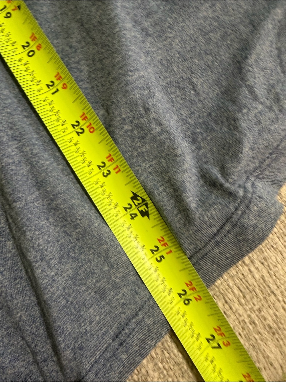 Maurices Blue Heather Tee Plus Size 4X Soft Short Sleeve Casual Basic Top - Picture 7 of 8